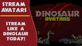 Stream Avatars - Stream Like a Dinosaur: Get Your Avatar Pack Today!