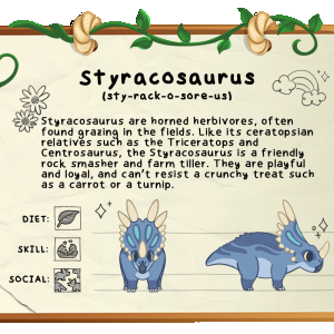 Dinodex Styracosaurus