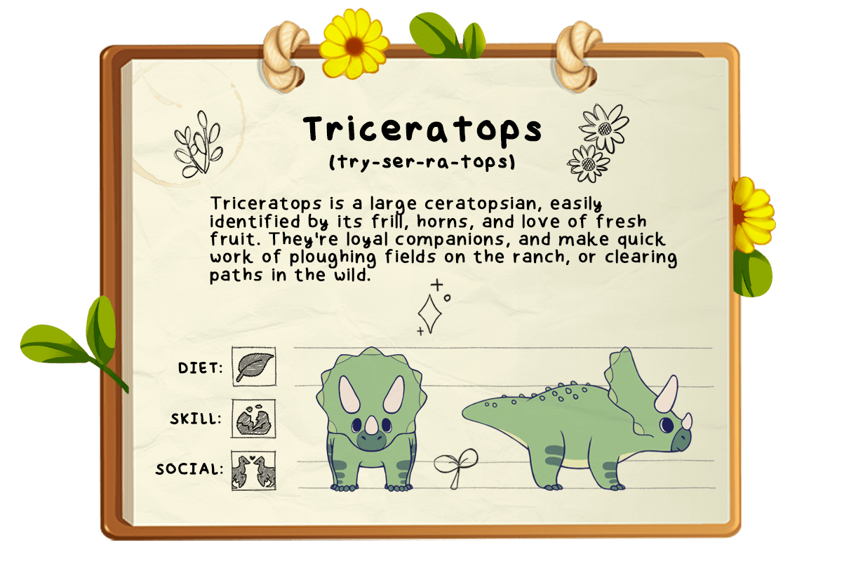 Dinodex Triceratops